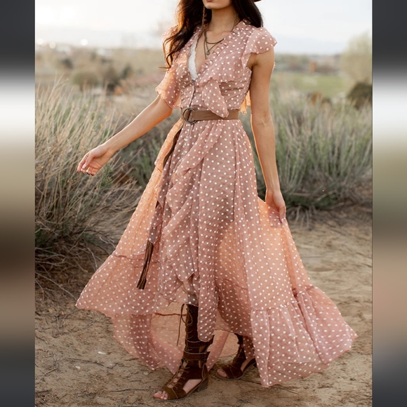Joyfolie Dresses & Skirts - Joyfolie NWT Cassie Dress Warm Sand